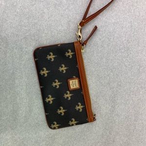 Dooney and Bourke New Orleans Saints wristlet